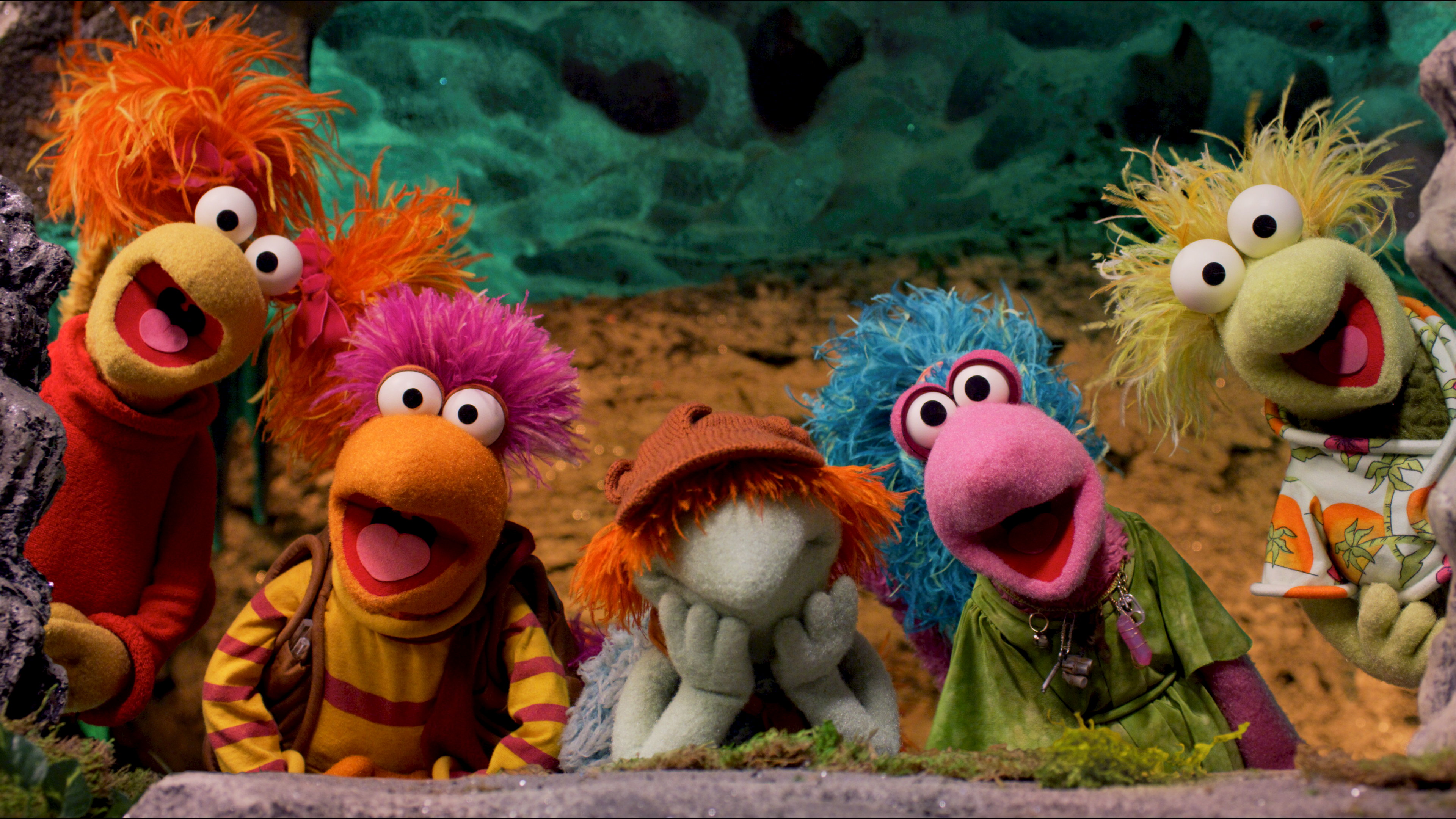 Production still from Fraggle Rock: Back to the Rock